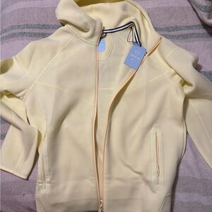 Yellow Zip-Up Hoodie